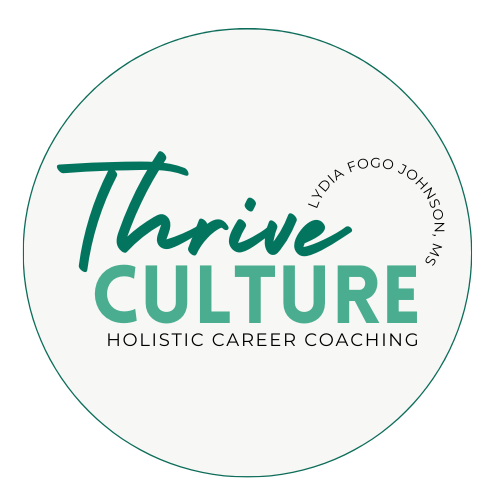 Thrive culture career coaching logo
