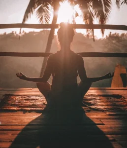 Work can be stressful - yoga is one of many stress management techniques for leaders that are beneficial.